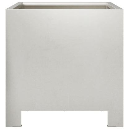 Fioriere da Giardino 2 pz 30x30x30 cm in Acciaio Inossidabile