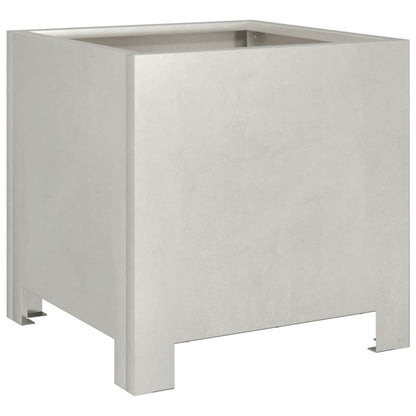 Fioriere da Giardino 2 pz 30x30x30 cm in Acciaio Inossidabile