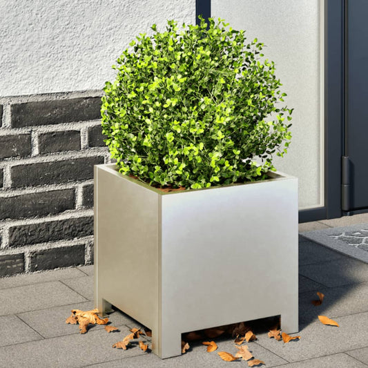 Fioriere da Giardino 2 pz 30x30x30 cm in Acciaio Inossidabile | homemem39