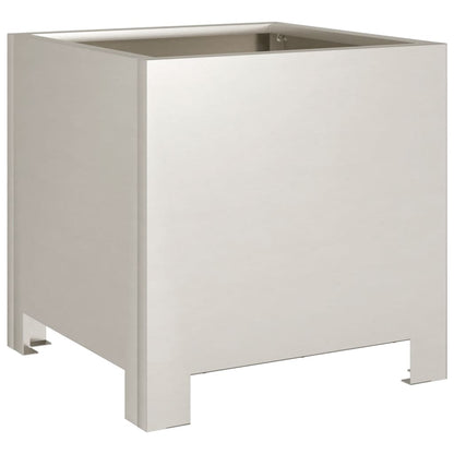 Fioriere da Giardino 2 pz 30x30x30 cm in Acciaio Corten