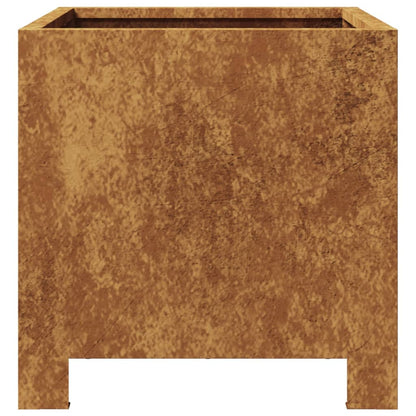 Fioriere da Giardino 2 pz 30x30x30 cm in Acciaio Corten