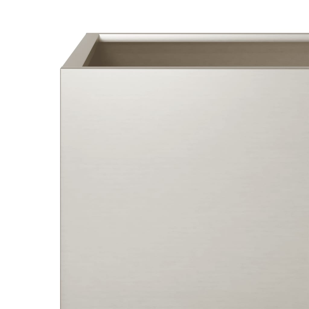 Fioriere da Giardino 2 pz 30x30x30 cm in Acciaio Corten