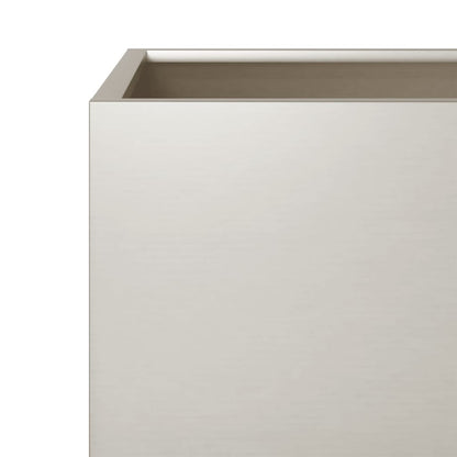 Fioriere da Giardino 2 pz 30x30x30 cm in Acciaio Corten