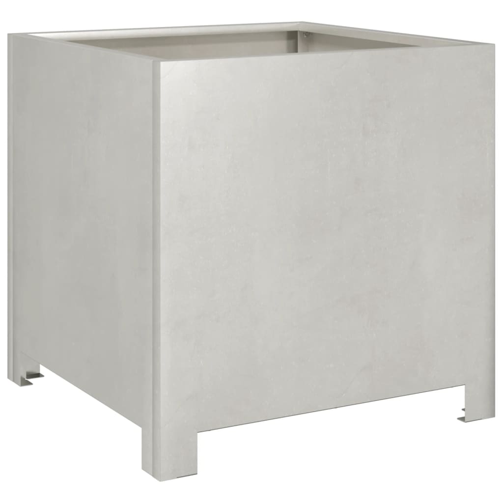 Fioriera da Giardino 40x40x40 cm in Acciaio Inox - homemem39