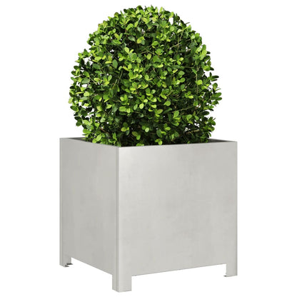 Fioriera da Giardino 40x40x40 cm in Acciaio Inox - homemem39
