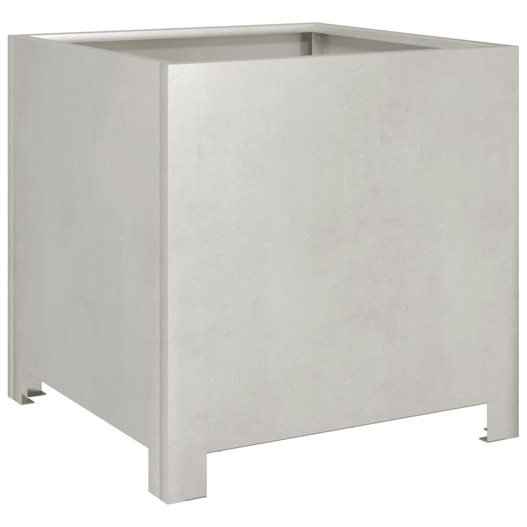 Fioriera da Giardino 40x40x40 cm in Acciaio Inox - homemem39