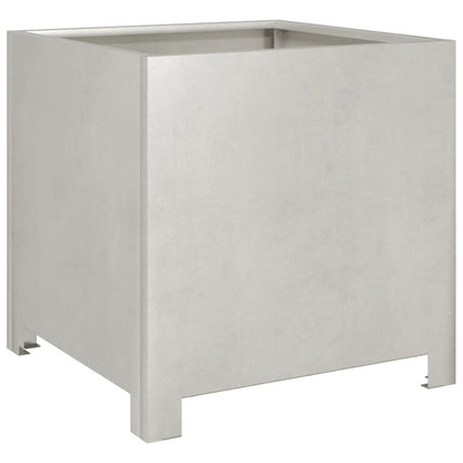 Fioriera da Giardino 40x40x40 cm in Acciaio Inox - homemem39
