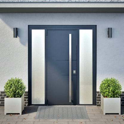 Fioriere da Giardino 2 pz 40x40x40 cm in Acciaio Inox