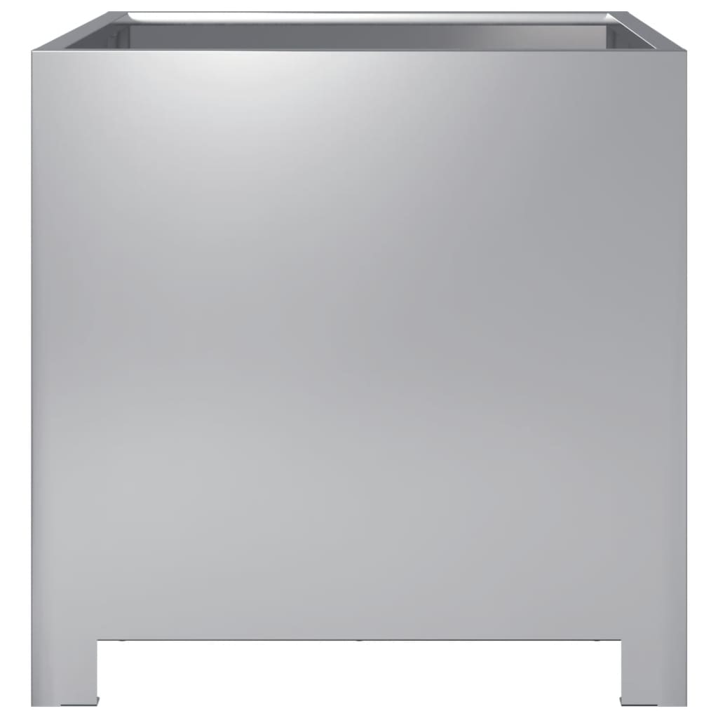 Fioriere da Giardino 2 pz 40x40x40 cm in Acciaio Zincato - homemem39