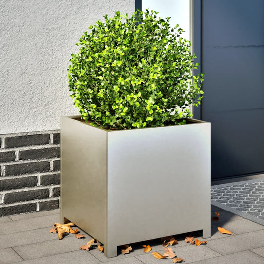Fioriera da Giardino 50x50x50 cm in Acciaio Inox - homemem39