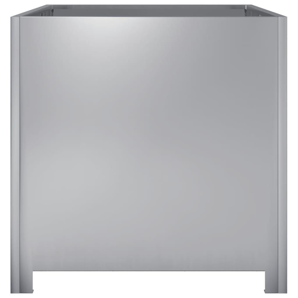 Fioriera da Giardino 50x50x50 cm in Acciaio Zincato - homemem39