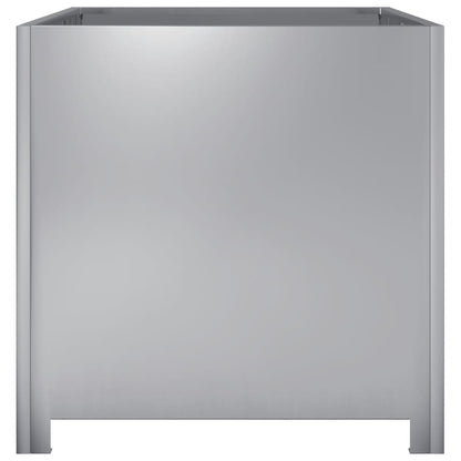 Fioriera da Giardino 50x50x50 cm in Acciaio Zincato - homemem39