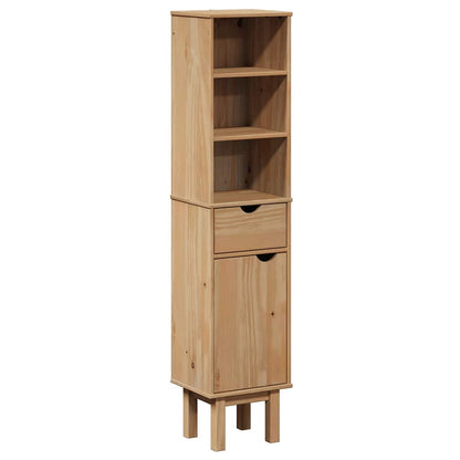 Mobile da Bagno OTTA 35x30x159 cm in Legno Massello di Pino | homemem39