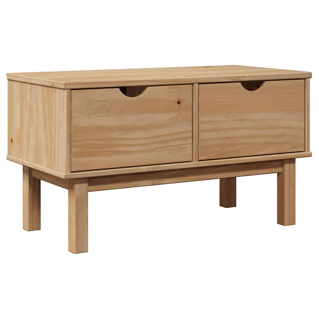 Panca da Corridoio OTTA 80x40x45 cm in Legno Massello di Pino | homemem39