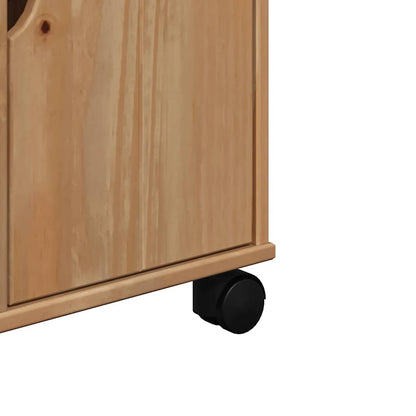 Carrello da Cucina OTTA 59x45x80 cm in Legno Massello di Pino