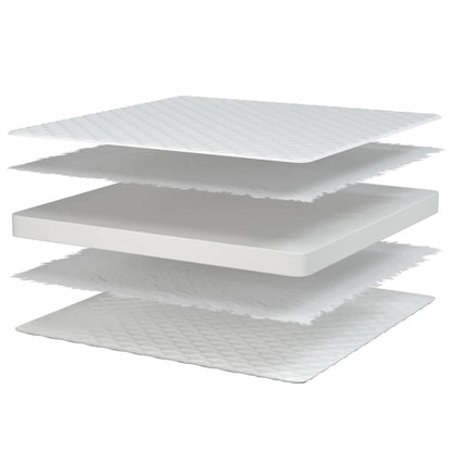 Materasso Viscoelastico Bianco 70x200x17 cm - homemem39