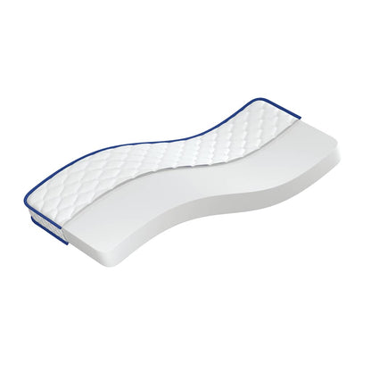 Materasso Viscoelastico Bianco 80x160x17 cm Morbido - homemem39