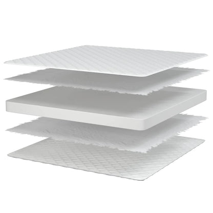 Materasso Viscoelastico Bianco 80x160x17 cm Morbido - homemem39