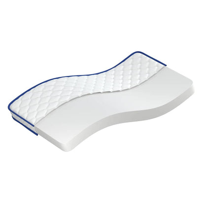 Materasso Viscoelastico Bianco 100x200x17 cm Morbido - homemem39