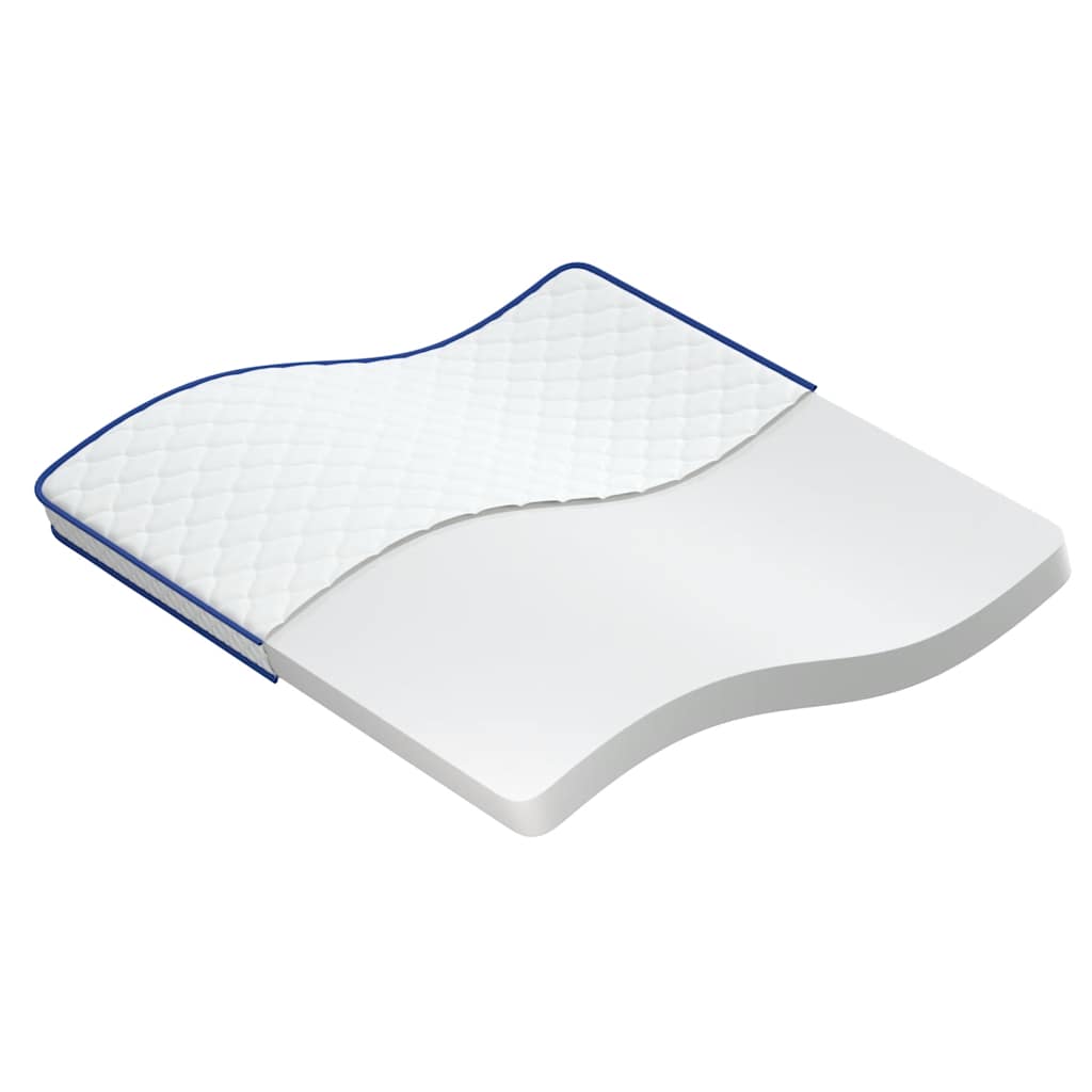 Materasso Viscoelastico Bianco 200x200x17 cm Morbido - homemem39
