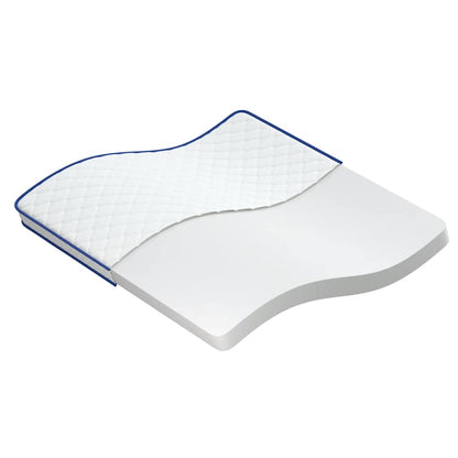 Materasso Viscoelastico Bianco 200x200x17 cm Morbido - homemem39