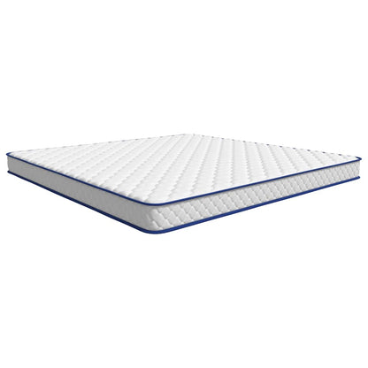 Materasso Viscoelastico Bianco 200x200x17 cm Morbido - homemem39