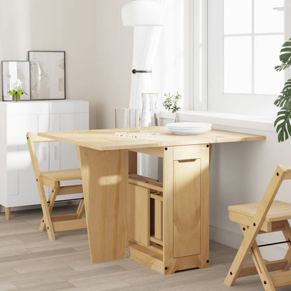 Tavolo da Pranzo Corona Marrone Cera in Legno di Pino | homemem39