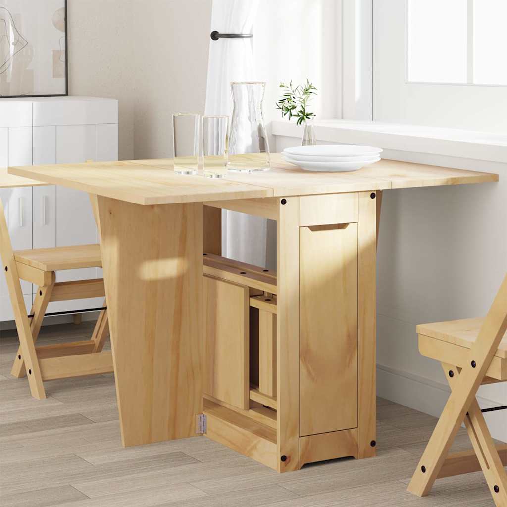 Tavolo da Pranzo Corona Marrone Cera in Legno di Pino | homemem39