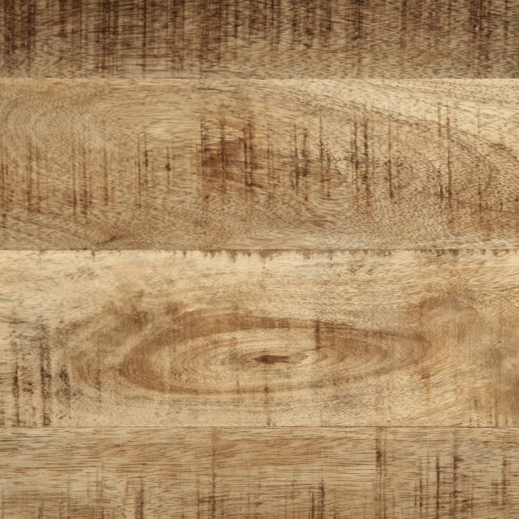 Tavolo Consolle 110x42x76 cm in Legno Massello Grezzo di Mango - homemem39