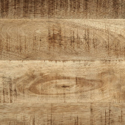 Tavolo Consolle 110x42x76 cm in Legno Massello Grezzo di Mango - homemem39