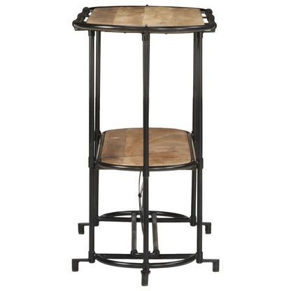 Tavolo Consolle 110x42x76 cm in Legno Massello Grezzo di Mango | homemem39