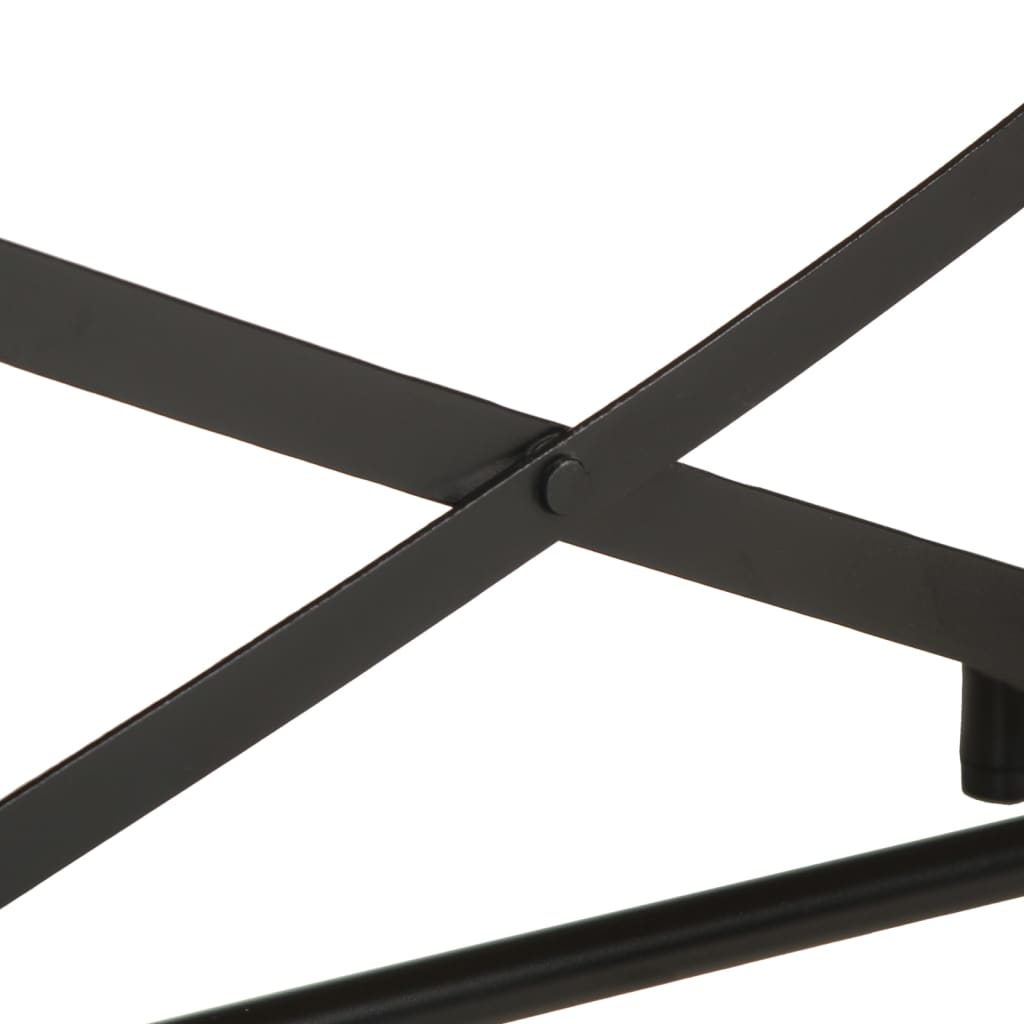 Tavolo Consolle 110x42x76 cm in Legno Massello Grezzo di Mango - homemem39