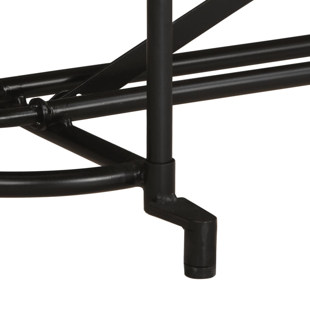 Tavolo Consolle 110x42x76 cm in Legno Massello Grezzo di Mango | homemem39