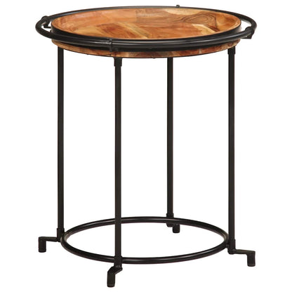 Set Tavolino 2 pz in Legno Massello di Acacia | homemem39