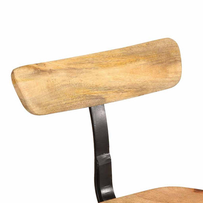 Sgabelli da Bar 2 pz 49x43x103 cm in Legno Massello di Mango - homemem39