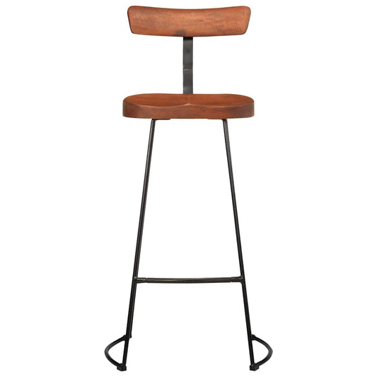 Sgabelli da Bar 2 pz 49x43x103 cm in Legno Massello di Mango - homemem39