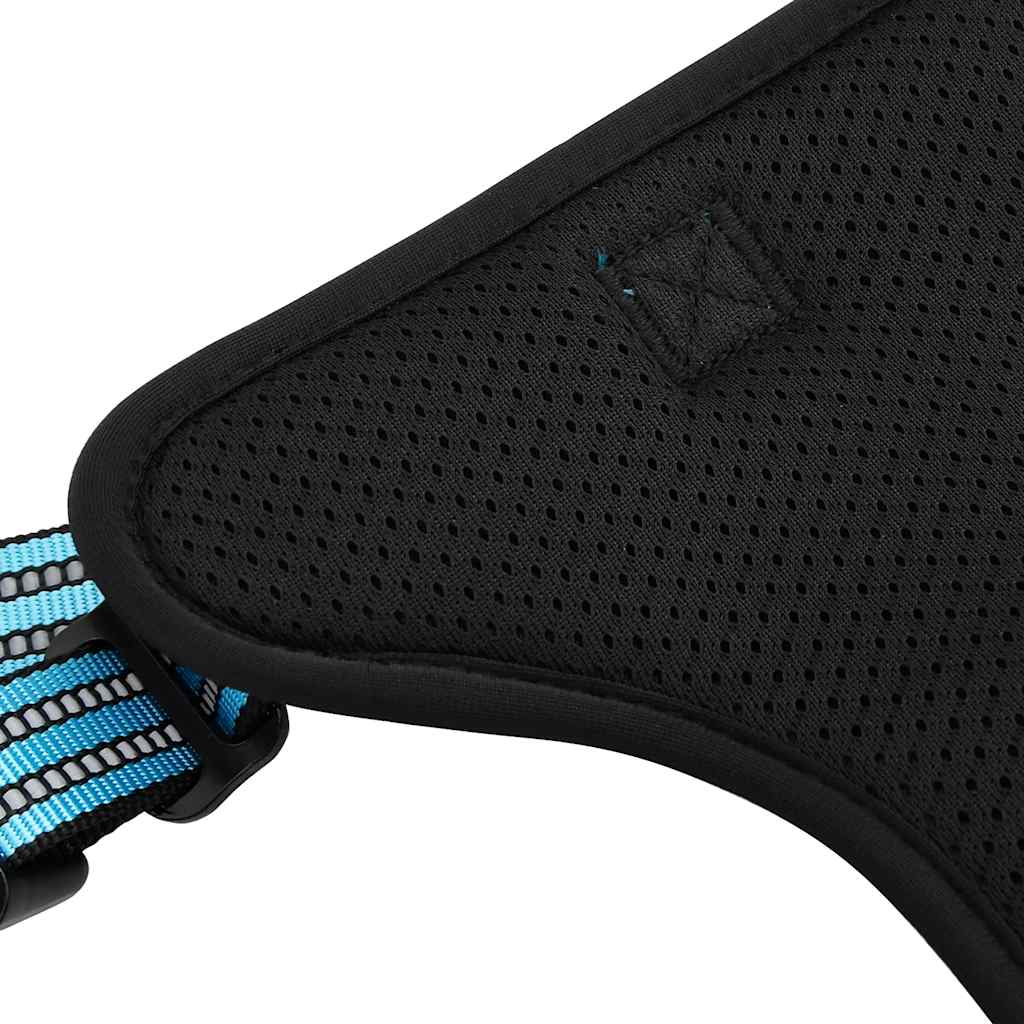 Pettorina per Cani con Strisce Riflettenti Regolabile Blu XL | homemem39