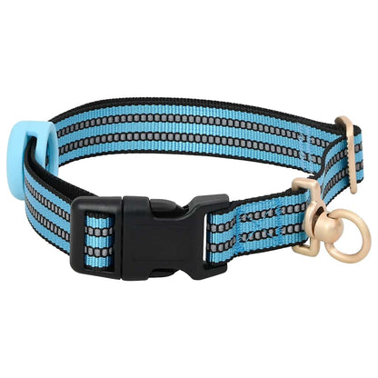 Pettorina per Cani con Guinzaglio e Collare Regolabile Blu XL | homemem39
