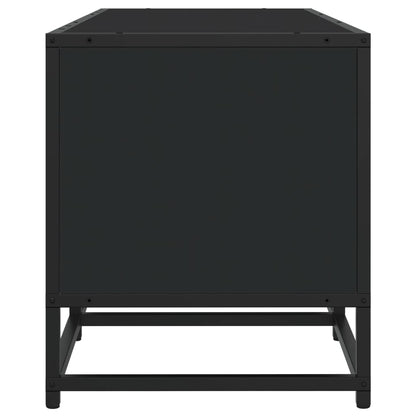 Mobile Porta TV Nero 180x35x41 cm in Truciolato - homemem39