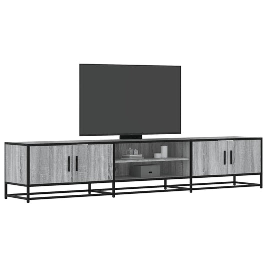 Mobile Porta TV Grigio Sonoma 210x35x41 cm in Truciolato - homemem39