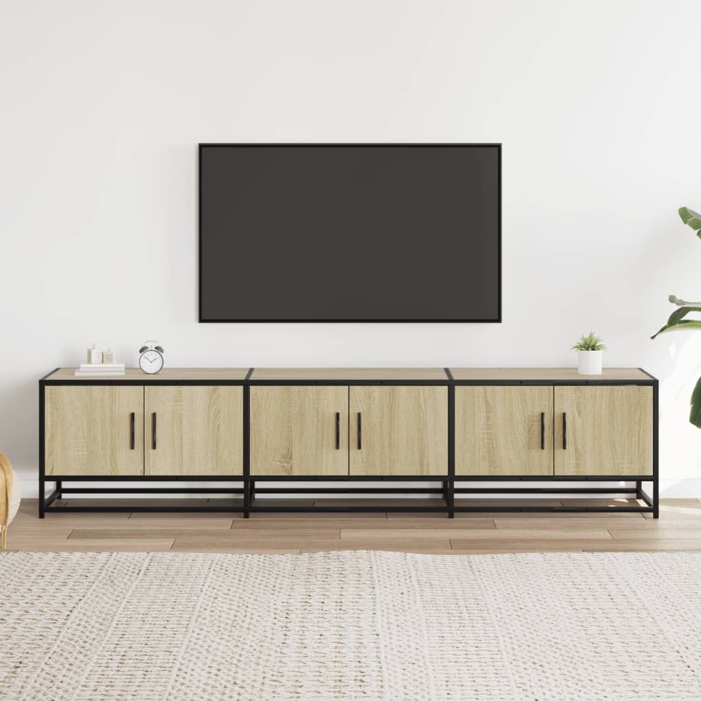 Mobile Porta TV Rovere Sonoma 180x35x41 cm in Truciolato - homemem39