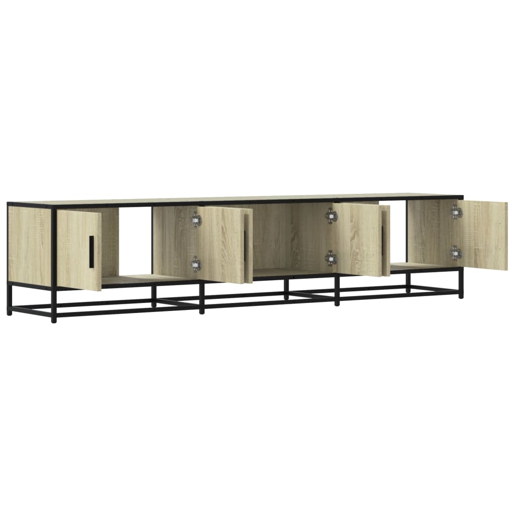 Mobile Porta TV Rovere Sonoma 180x35x41 cm in Truciolato - homemem39