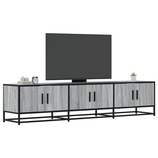 Mobile Porta TV Grigio Sonoma 180x35x41 cm in Truciolato - homemem39