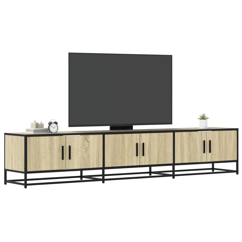 Mobile per TV Rovere Sonoma 210x35x41 cm in Truciolato - homemem39