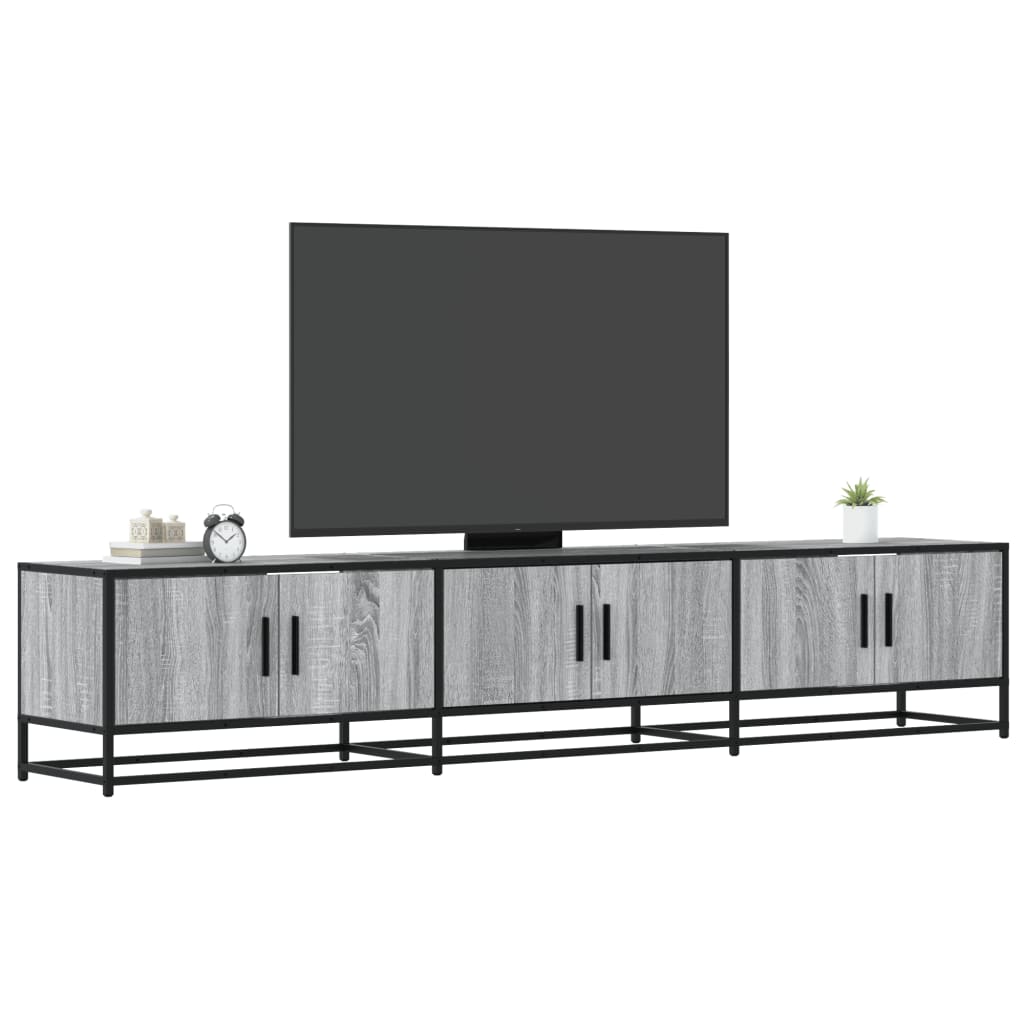 Mobile Porta TV Grigio Sonoma 210x35x41 cm in Truciolato - homemem39