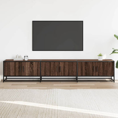 Mobile TV Rovere Marrone 210x35x41 cm in Truciolato