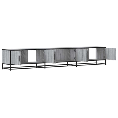 Mobile TV Grigio Sonoma 240x35x41 cm in Legno Multistrato - homemem39