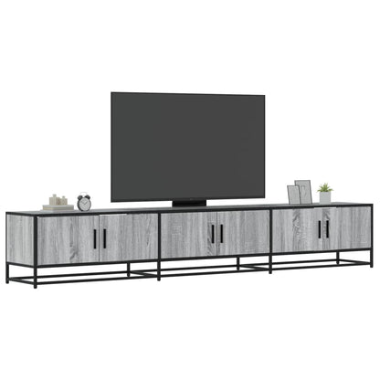 Mobile TV Grigio Sonoma 240x35x41 cm in Legno Multistrato - homemem39