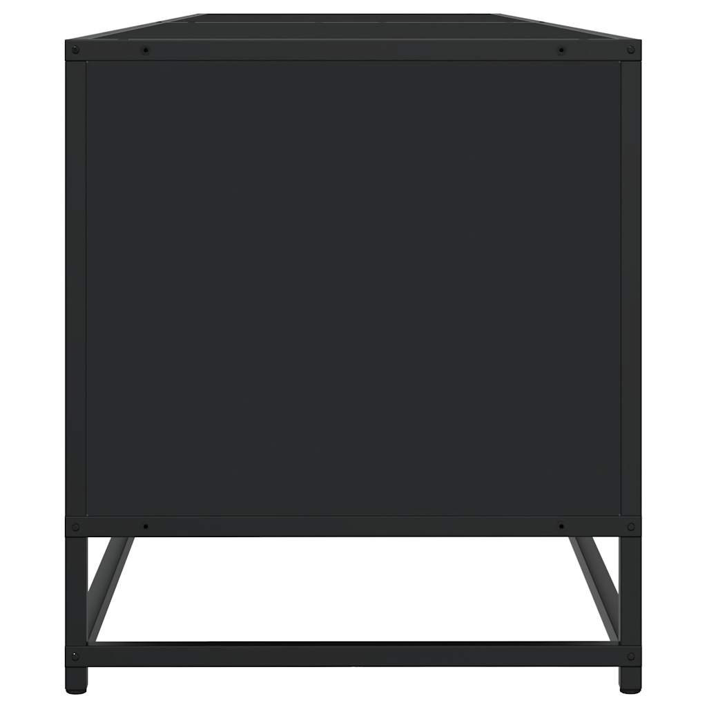 Mobile Porta TV Nero 180,5x40x46 cm in Truciolato - homemem39