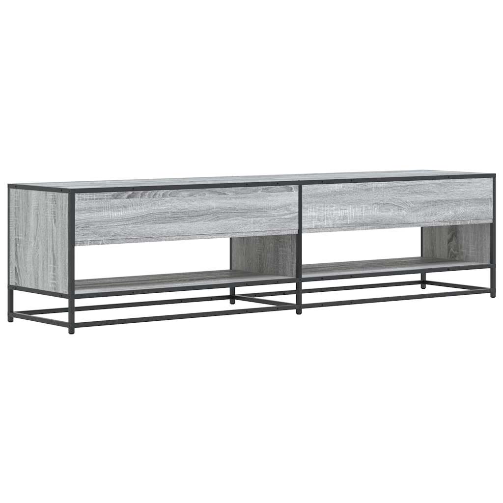 Mobile Porta TV Grigio Sonoma 180,5x40x46 cm in Truciolato - homemem39